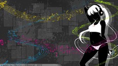 Headphones anime girls ponytails beats by dr dre