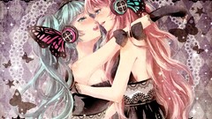 Headphones Anime gloves blush magnet hatsune miku vocaloid 