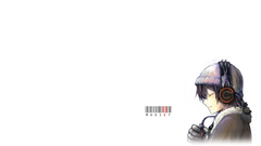 Headphones Anime Simple Background