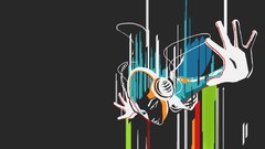 Headphones Azumi colors falling video games