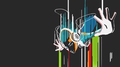 Headphones Azumi colors falling video games