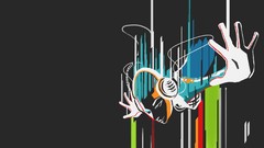 Headphones Azumi colors falling video games