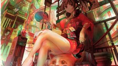 Headphones brunettes multicolor Ducks