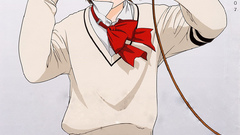 Headphones brunettes skirts brown