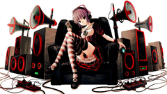Headphones dress stockings Audio