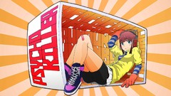 Headphones hats anime girls bike shorts