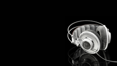 Headphones Music grayscale earphones