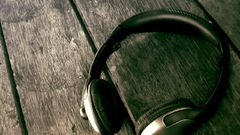 Headphones Music Wood Textures
