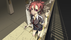 Headphones redheads tie Miwa