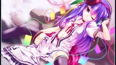 Headphones spread legs woman