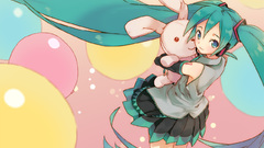 Headphones tattoos Bunnies vocaloid