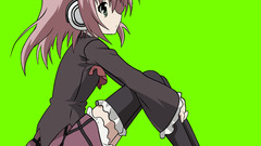 Headphones transparent anime vectors