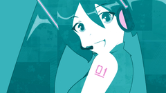 Headphones vocaloid hatsune miku