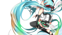 Headphones vocaloid hatsune miku