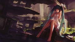 Headphones vocaloid hatsune miku