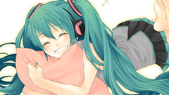 Headphones vocaloid hatsune miku
