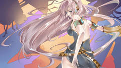 Headphones vocaloid megurine luka