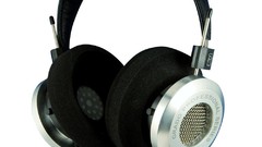 Headphones white background