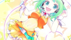 Headphones woman Music vocaloid