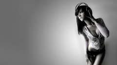 Headphones Women girl aleksandra