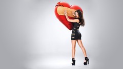 Hearts Actress brunettes photo shoot michelle keegan high heels 