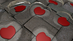 Hearts crystal zelda