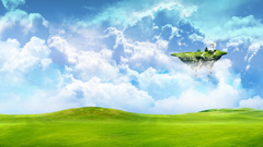 Heavenly windows clouds sky