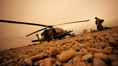 Helicopters Afghanistan vehicles