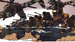 Helicopters mecha tanks patlabor