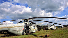 Helicopters Pripyat Chernobyl vehicles