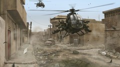 Helicopters soldiers vehicles artwork little bird delta force