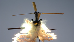 Helicopters vehicles flares CH-47