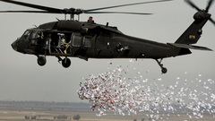 Helicopters vehicles UH-60 Black