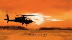 Helicopters video games orange sky