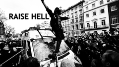Hell protest riots police cars