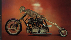 Hell rider artwork skull