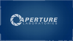 Helvetica Aperture Laboratories portal