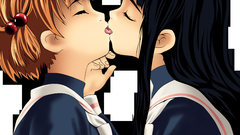 Hentai lesbians kissing transparent