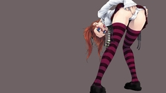 Hentai lingerie panties blue