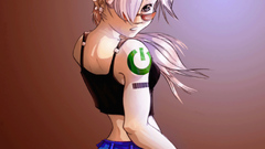 Hentai tattoos jeans glasses