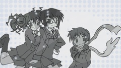 Hidamari sketch meganekko