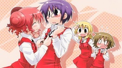 Hidamari sketch meganekko school