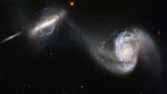 High galaxies arp Resolution interacting