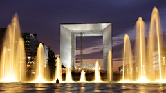 High Grande Arche fontaine dfense