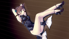 High heels anime girls