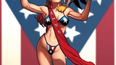 High Resolution frankcho patrioticgirlandduck