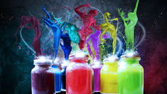 High This Resolution rainbowpaintdance