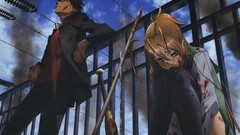 Highschool of the dead Miyamoto Rei Komuro Takashi