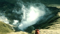 Hiking to hot Springs