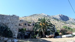 Hills Boats Europe palm trees croatia hvar adriatic 